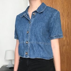 VINTAGE Denim Top